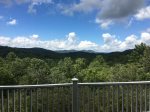 Long Range Mountain Views from the spacious back deck